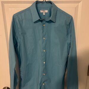 Express Men's Blue Shirt(2)